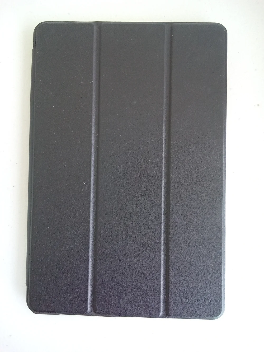 MoKo Slim Trifold Tablet Smart Case Black Matte Clear Frosted Back Cover